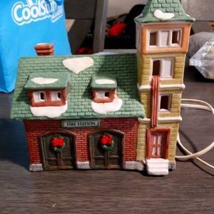 Christmas town decor